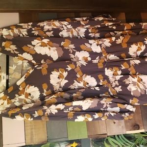 Old Navy Floral Romper Size XL Shorts Long Sleeve